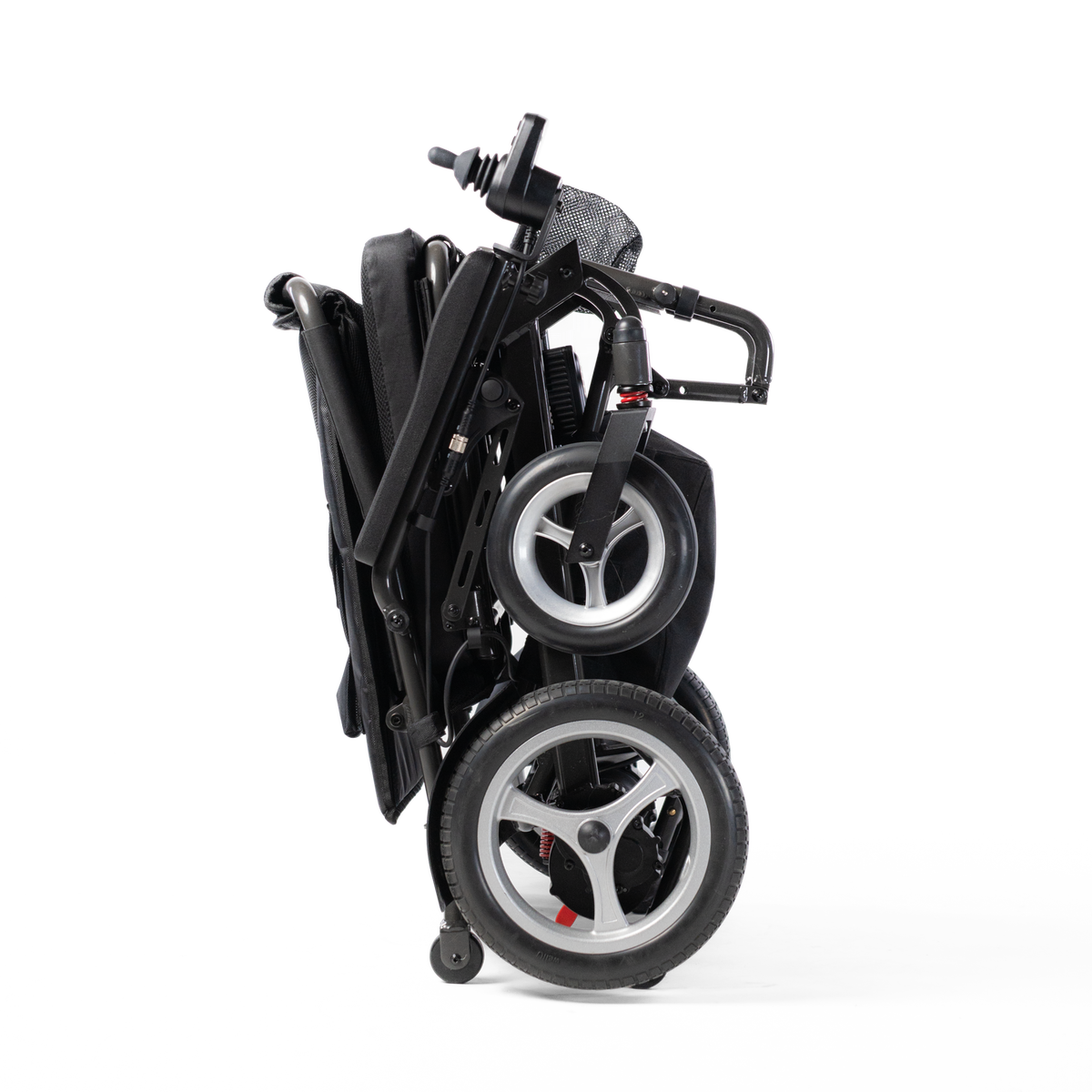 Travel Buggy DASH 3 folded for transport, side view