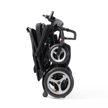 Travel Buggy DASH 3 folded for transport, side view