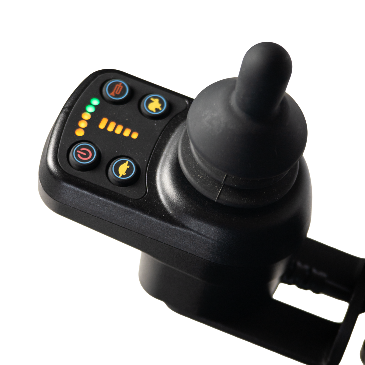 Upgraded joystick controller on the Travel Buggy DASH 3