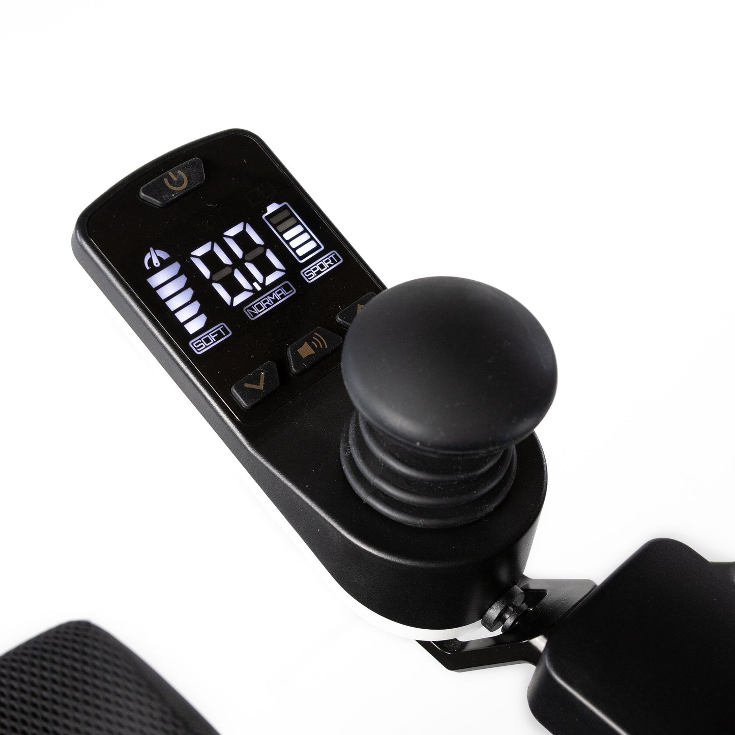 Travel Buggy Grand Tourer GT joystick controller and display close-up
