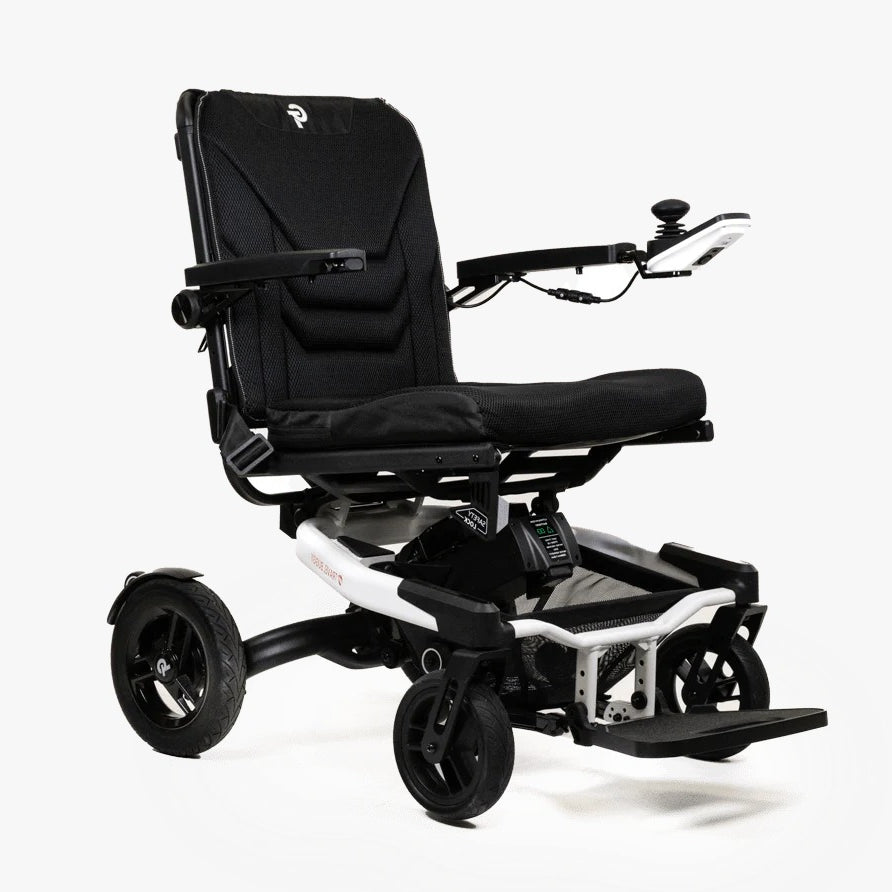 Travel Buggy Grand Tourer GT Power Wheelchair with Premium Memory Foam Seat and Loading Wheels – Lightweight Travel Power Chair Canada | CareMade
