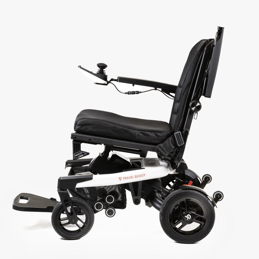 Side profile of the Travel Buggy Grand Tourer GT highlighting the robust frame and seating.