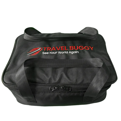 Travel Buggy GT Battery & Joystick Carry-On Bag, Dual-Compartment Travel Case