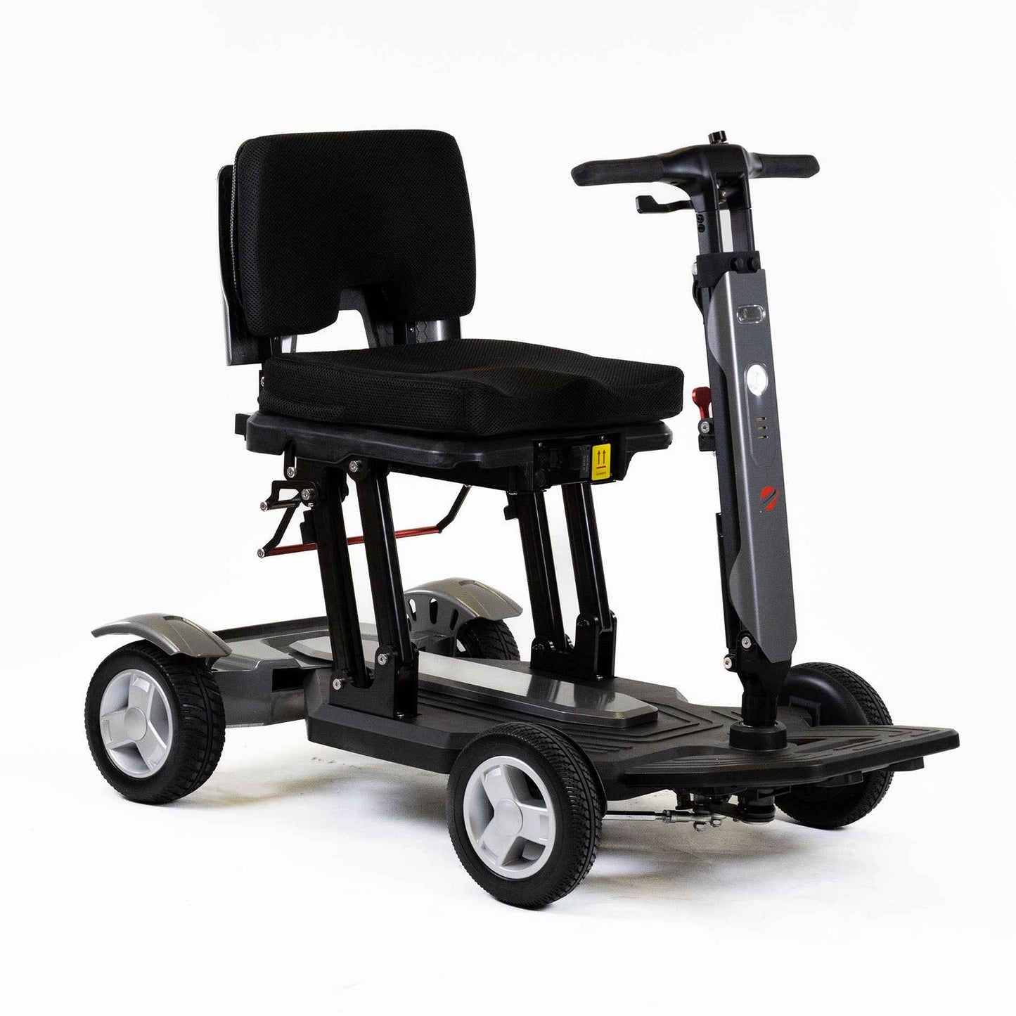Rear view of Travel Buggy HELIX foldable mobility scooter – CareMade