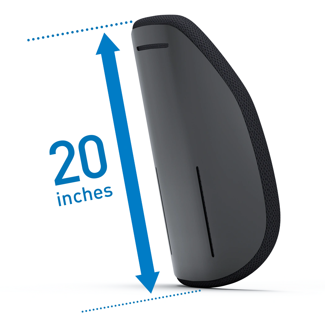 WHILL Model C2 High Back 20-inch backrest height feature