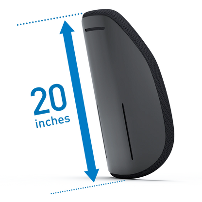 WHILL Model C2 High Back 20-inch backrest height feature
