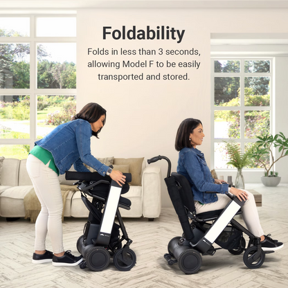 WHILL Model F folding mechanism