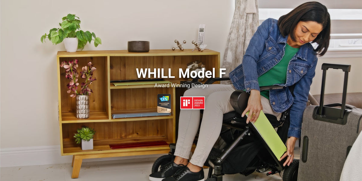 Load video: Official WHILL Model F product overview.