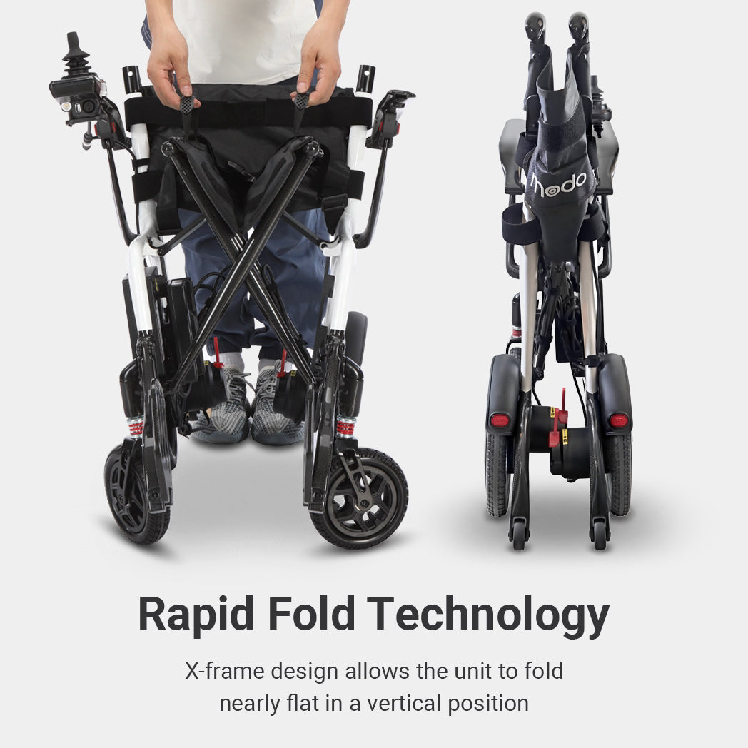 WHILL MODO Breeze rapid folding mechanism