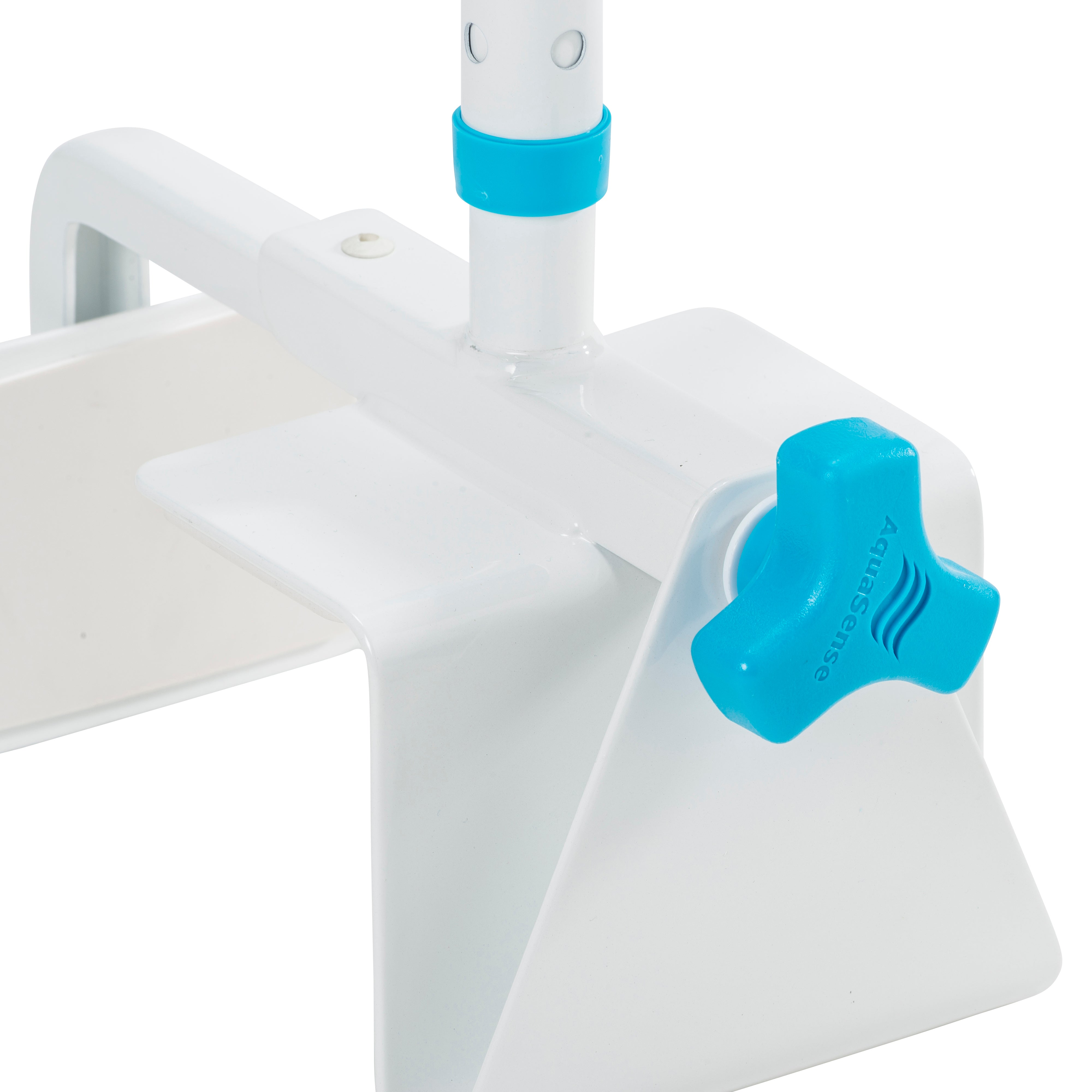 AquaSense bath rail height adjustment positions